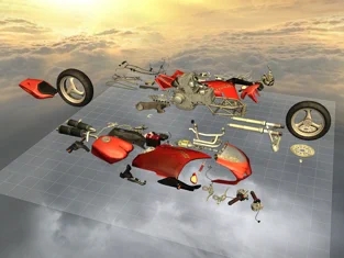 自行车拆卸3D游戏中文版（Bike Disassembly 3D）图片2