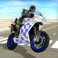 骑着摩托车的警察游戏