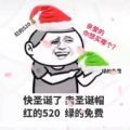 抖音卖圣诞帽红的520绿的免费表情包图片分享 v1.0