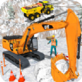 挖掘机筑路机施工石材切割机游戏 v1.2