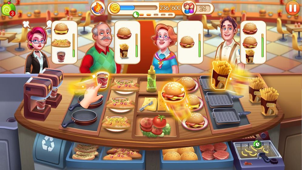 疯狂美食街游戏官方安卓版图片1