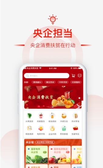 央企消费扶贫电商平台app图1
