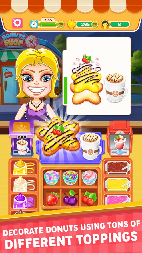 甜甜甜圈制作者甜点游戏2020手机版图片1