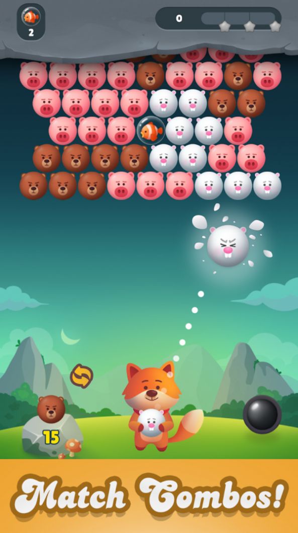 动物泡泡射击游戏图2