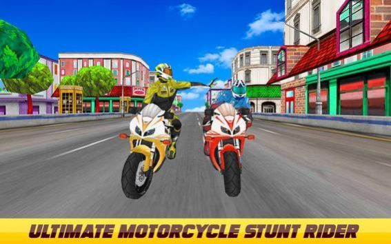 摩托车攻击赛车比赛游戏中文版图1: