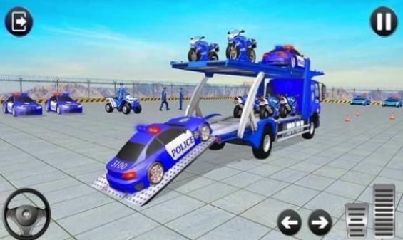 警察运输卡车3D游戏安卓版图3: