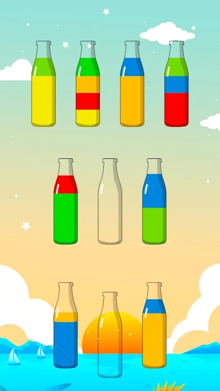 水瓶颜色搭配游戏图1