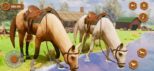 我的荒野马骑术故事游戏手机版图1: