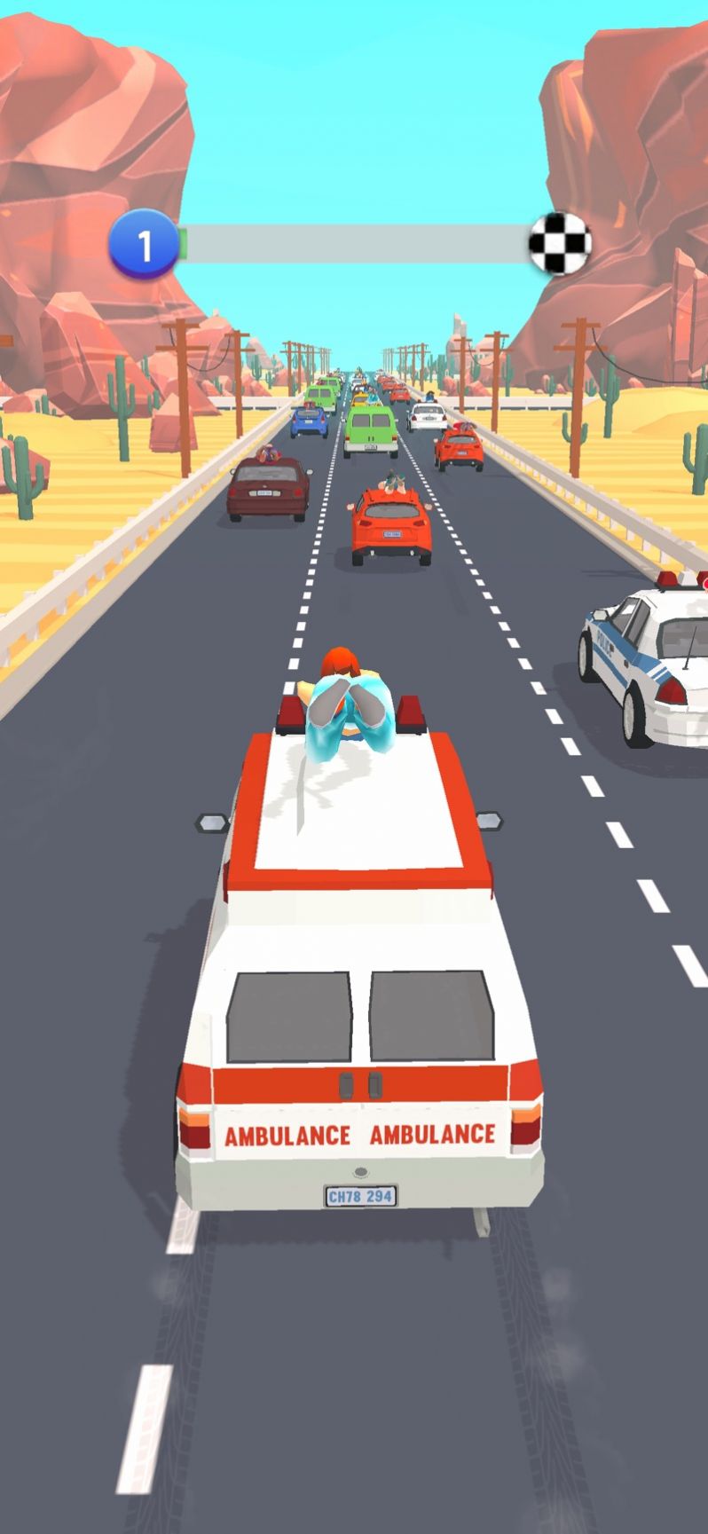 公路车顶逃生3D游戏最新版图2: