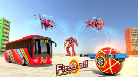 终极火球巴士机器人游戏图3