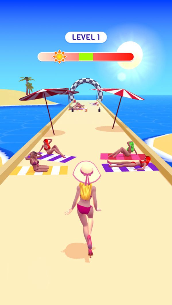 小姐姐沙滩漫步游戏官方版图1: