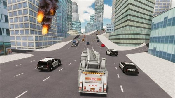 消防车驾驶模拟器游戏图1
