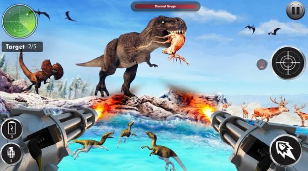 野生恐龙狩猎3D游戏安卓版图片1