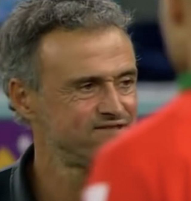 西班牙主教练被气出表情包图1
