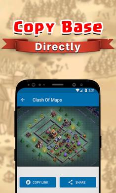 部落冲突基地布局游戏中文版（Clash Of Maps）图1: