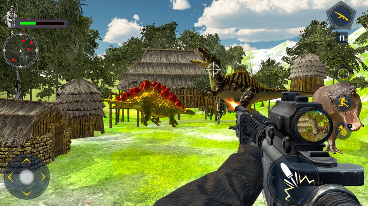 恐龙猎人致命杀手游戏中文版(DinoSaurs Hunting)图2: