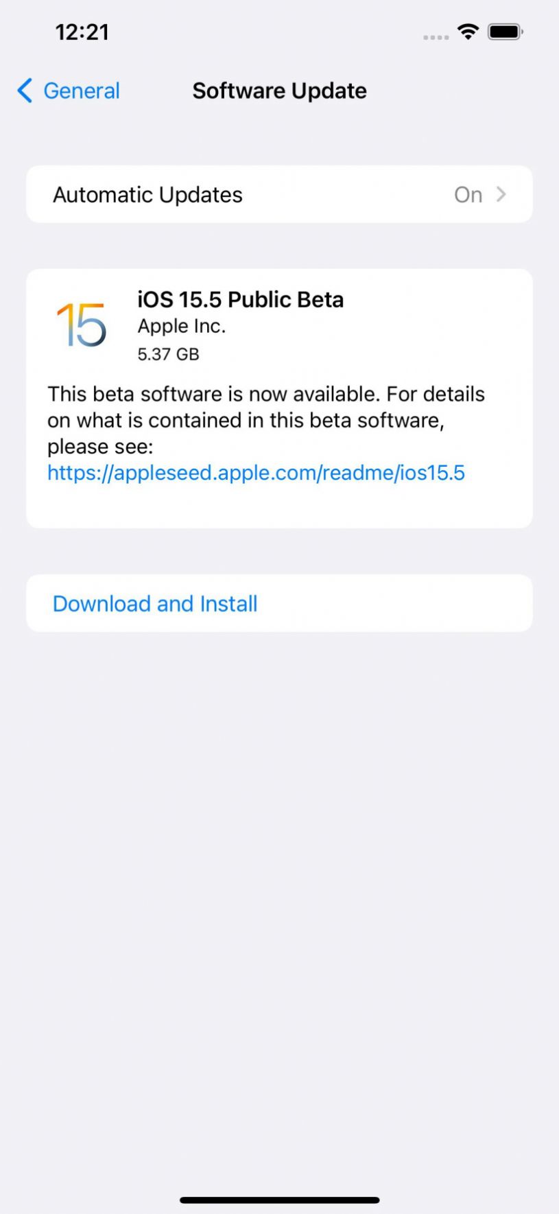 iPadOS15.5Beta3描述文件官方更新图片2