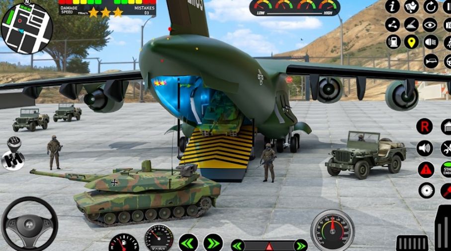 陆军卡车物资运输模拟器游戏下载最新版图2: