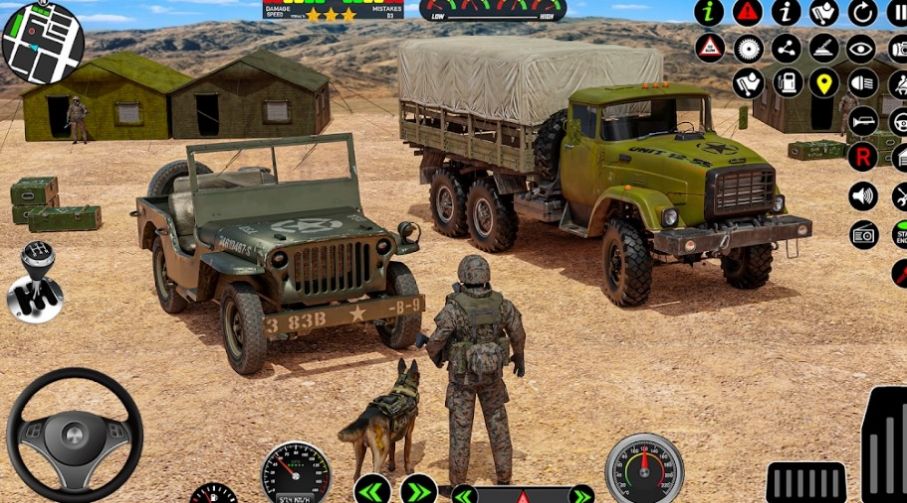 陆军卡车物资运输模拟器游戏下载最新版图3:
