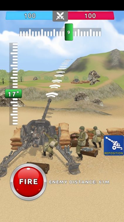 炮火战场游戏最新版（Artillery Battle）图1: