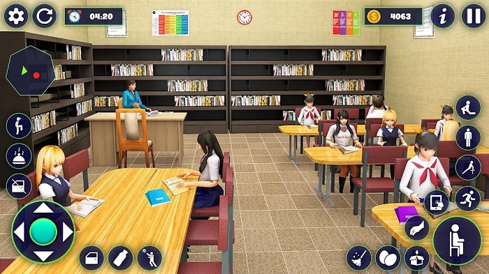 渺渺校园运动会游戏最新中文版（School Girl Life Simulator）图1: