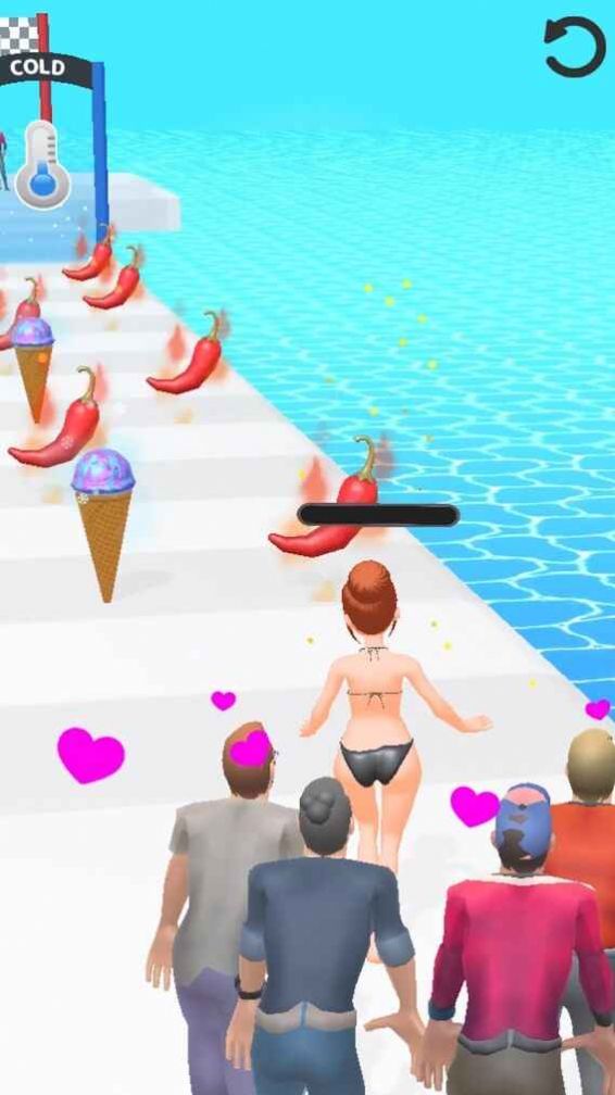冰火女神抖音小游戏官方版（Hot Run 3D）图3: