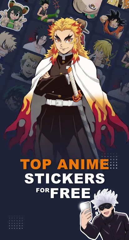 动漫贴纸大全图片app官方版下载（Top Anime Stickers）图1: