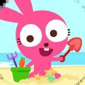 泡泡兔夏日海滩游戏中文完整版（Purple Pink Summer Beach） v1.0.4