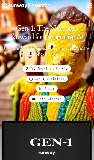 RunwayGen1文本转视频app官方版下载安装图片1