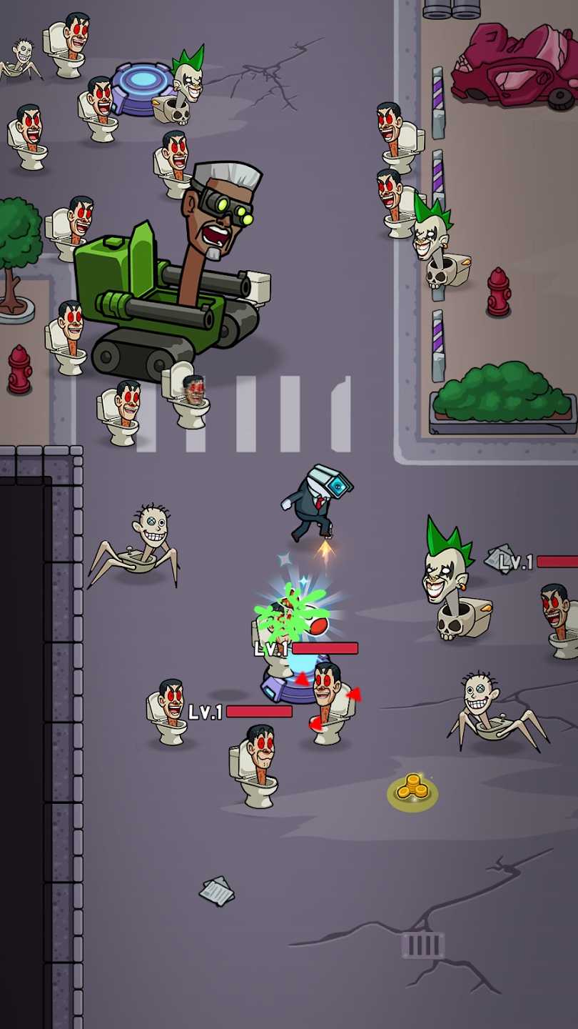 厕所怪物生存之战游戏安卓版下载图1: